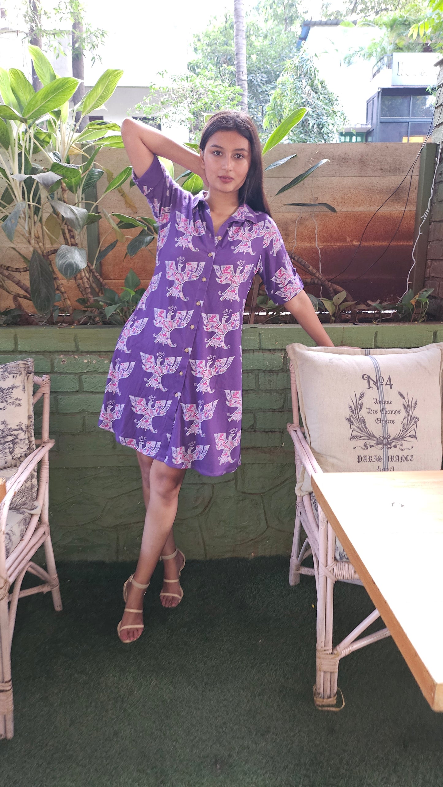 Phoenix zenscrawl shirt dress