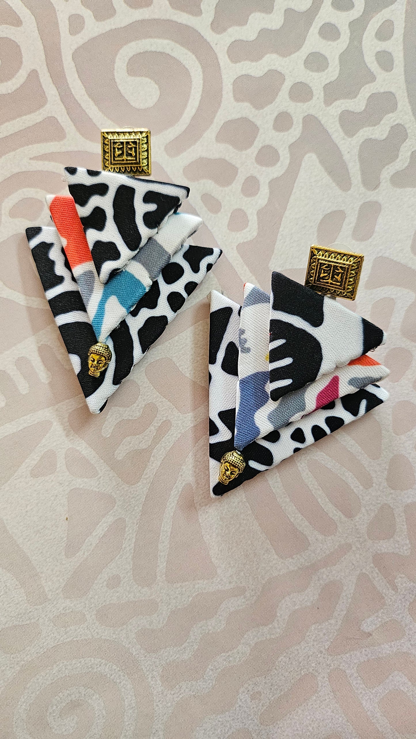 Fabric Earrings