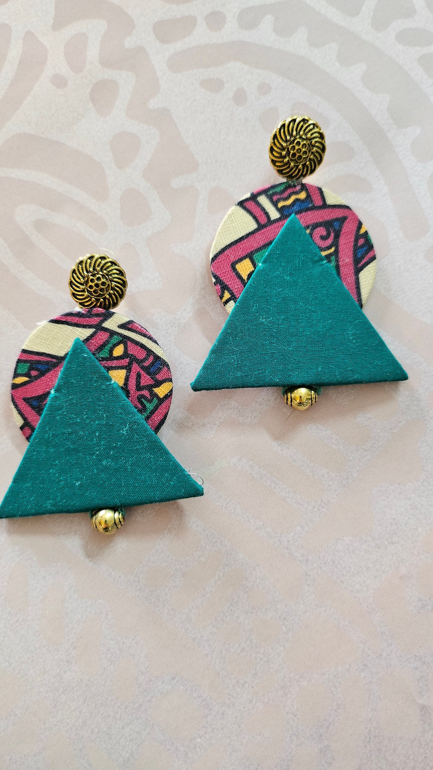 Fabric Earrings