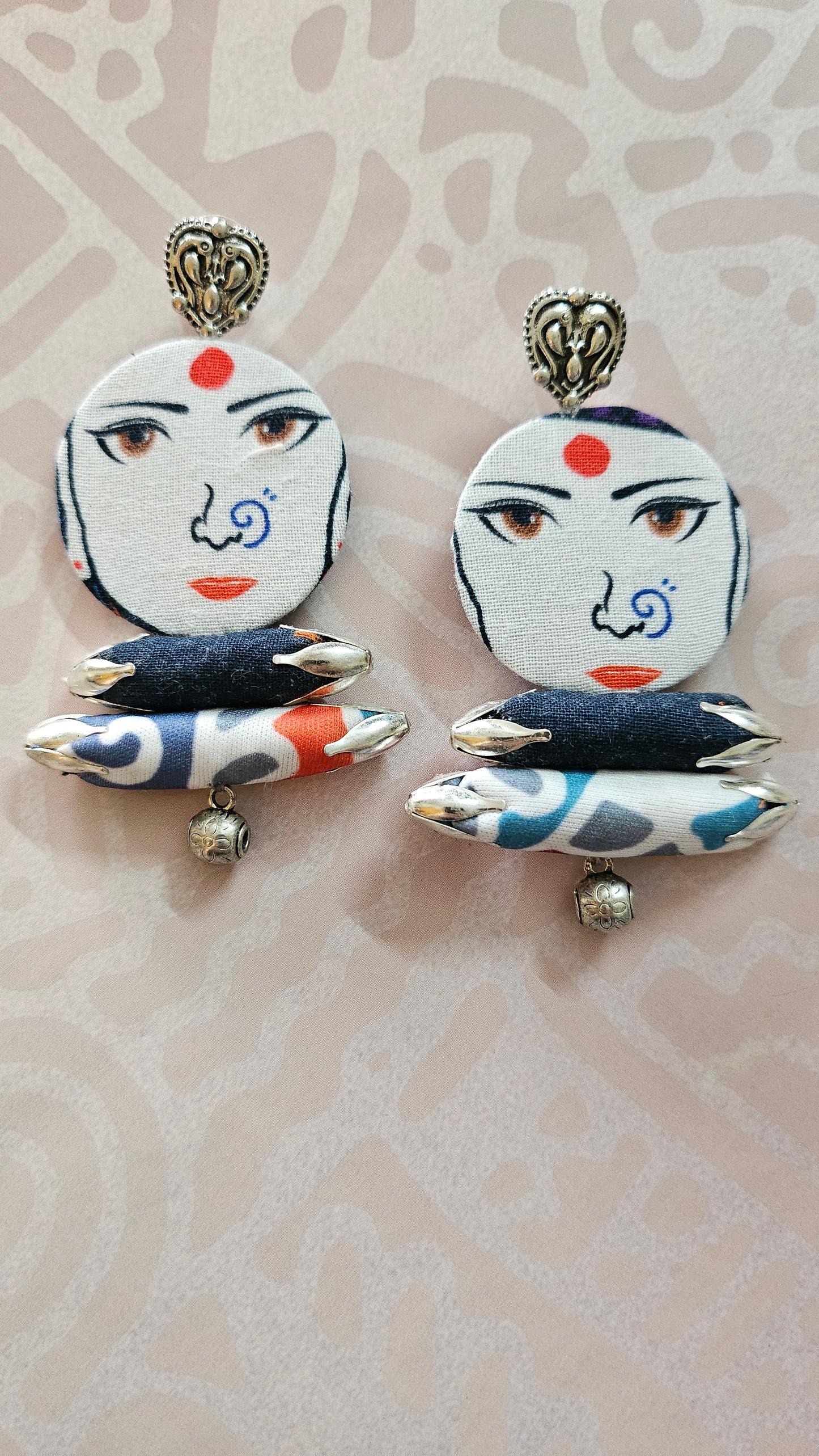 Fabric Earrings