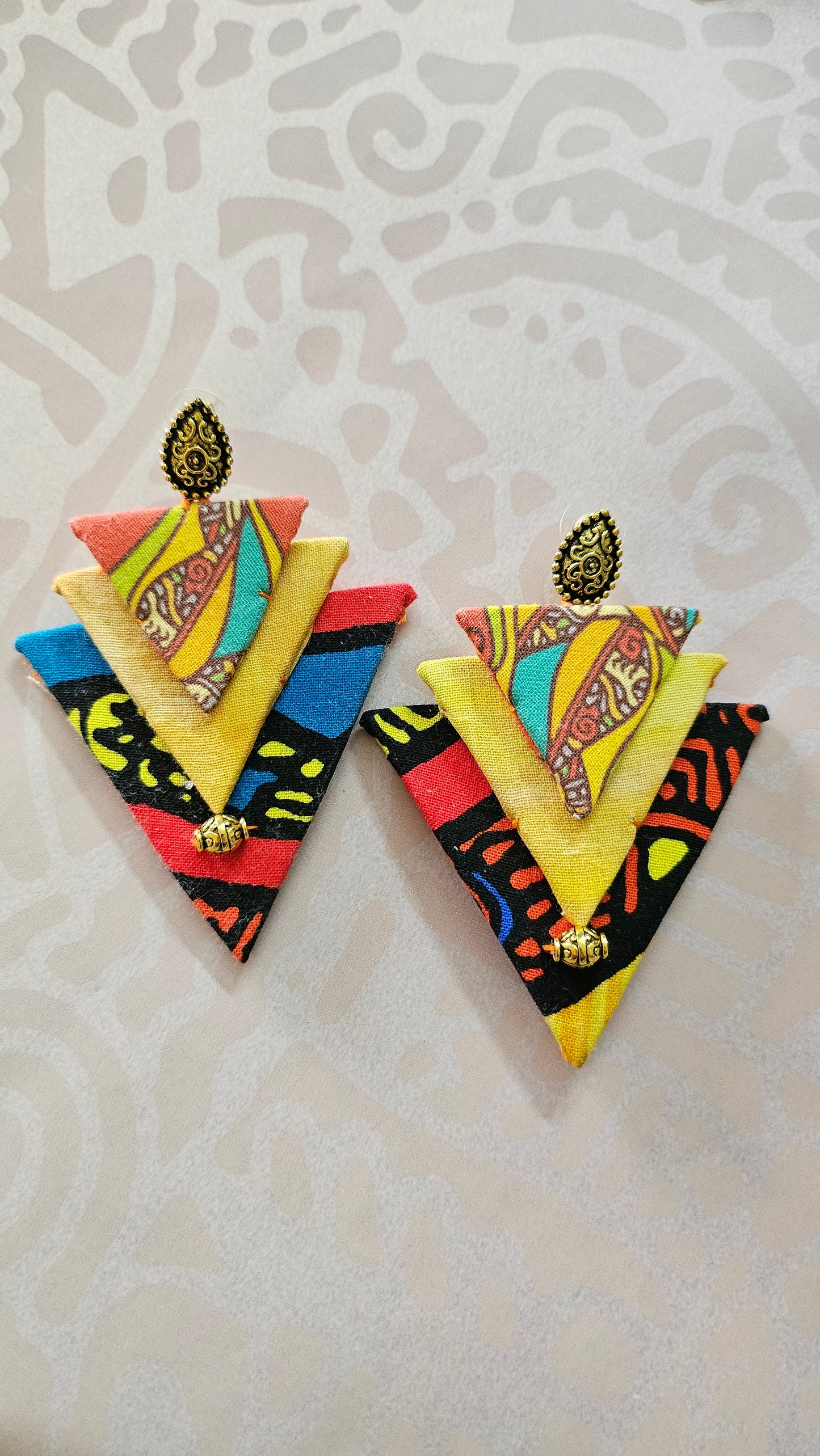 Fabric Earrings