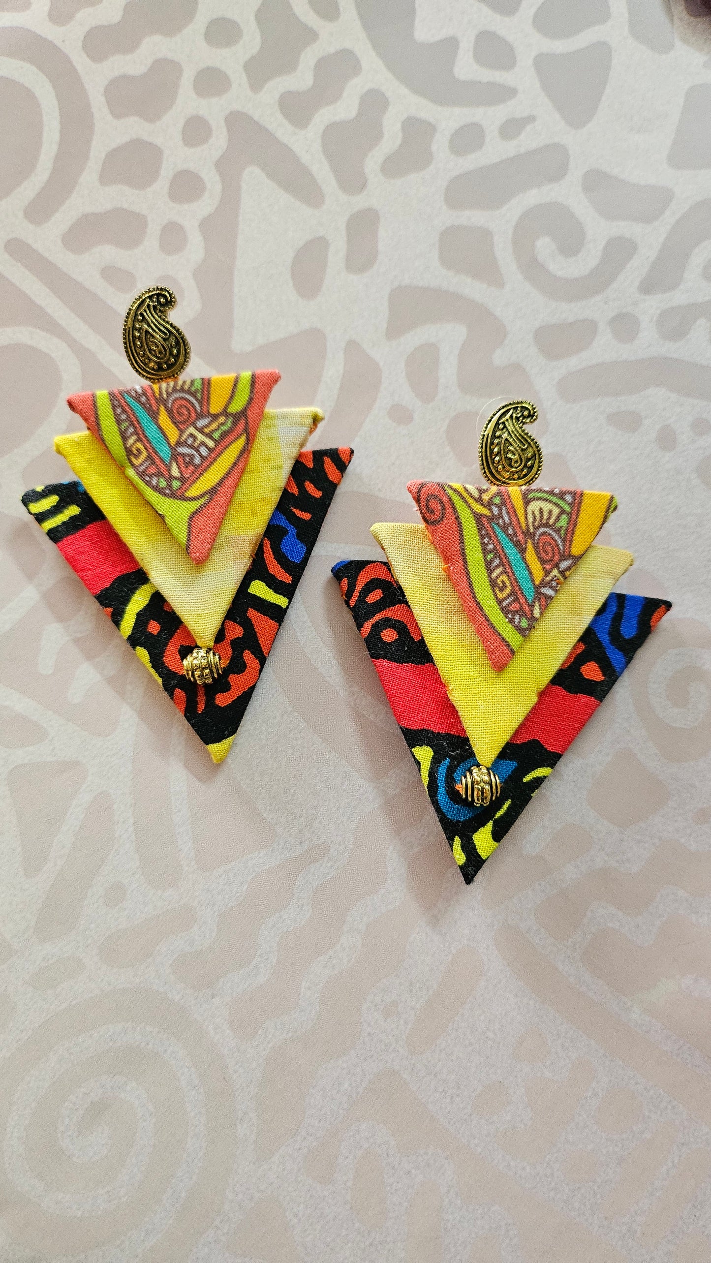 Fabric Earrings