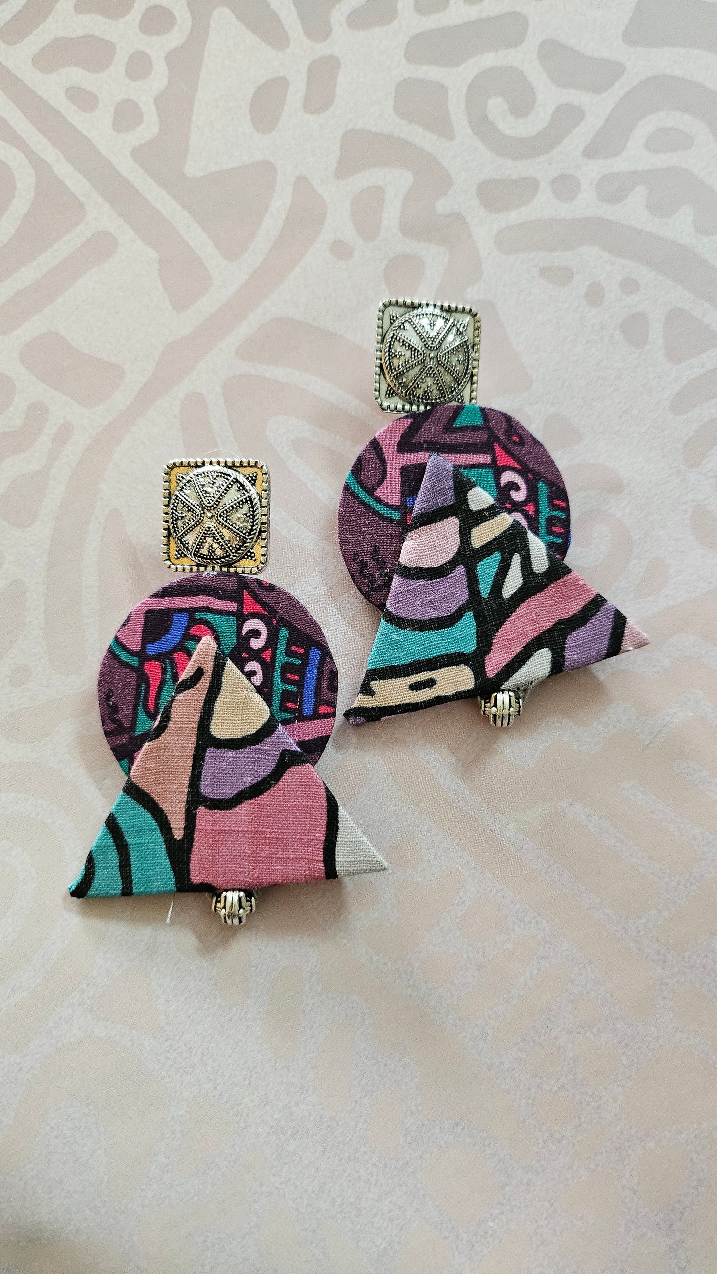 Fabric Earrings