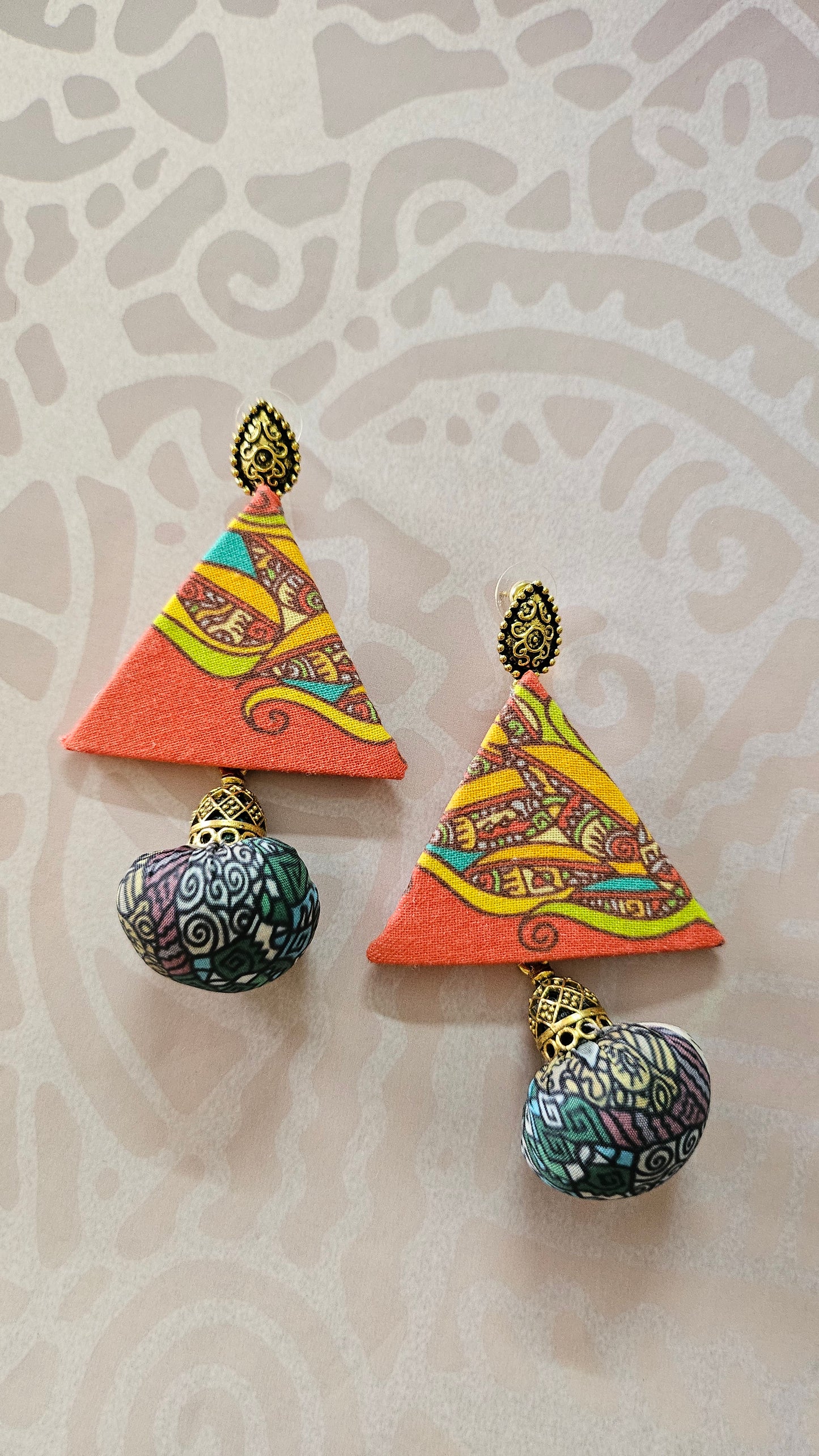 Fabric Earrings