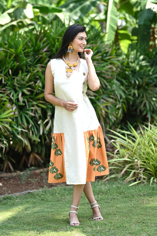 Gyan Mudra Frill Dress