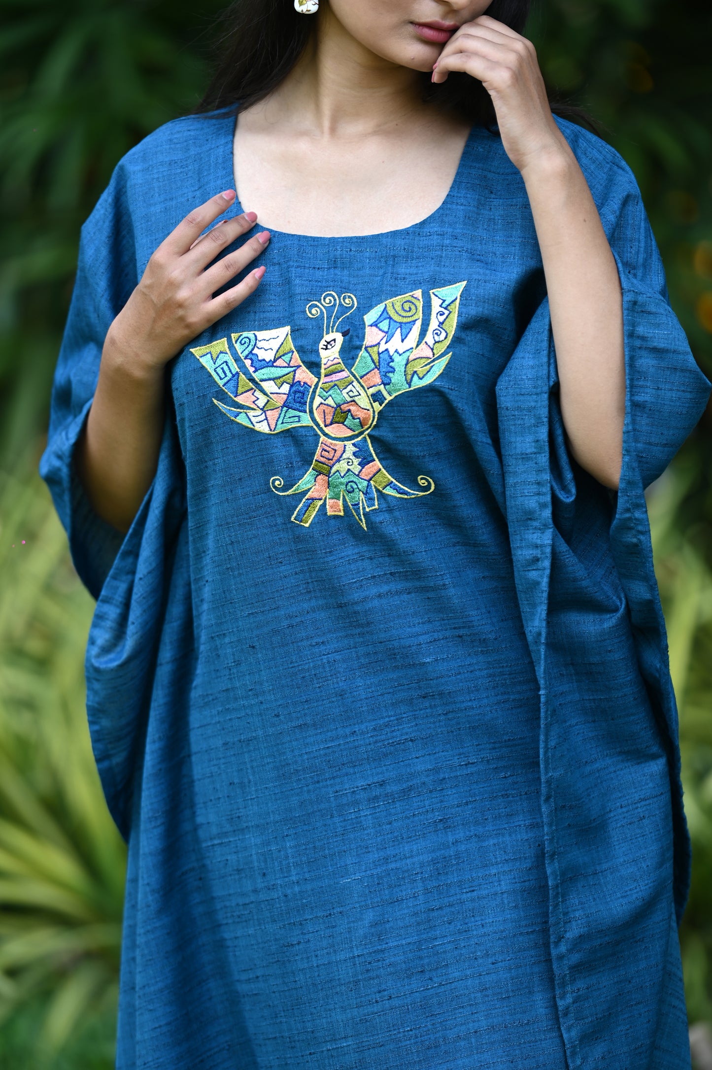 Phoenix Embroidered Kaftan